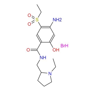 4-amino-N-[[(2RS)-1-ethylpyrrolidin-2-yl]methyl]-5-(ethylsulfonyl)-2-hydroxybenzamide hydrobromide(Amisulpride Impurity)