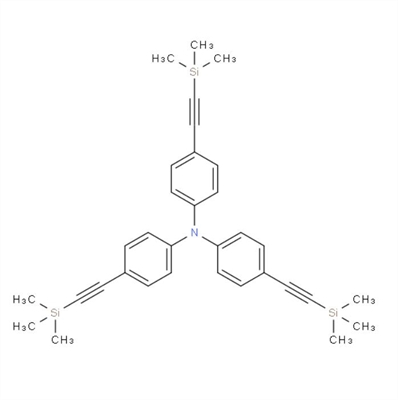 Benzenamine,4-[(trimethylsilyl)ethynyl]-N,N-bis[4-[(trimethylsilyl)ethynyl]phenyl]-