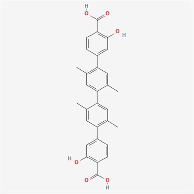 3,3'''-Dihydroxy-2',2'',5',5''-tetramethyl-[1,1':4',1'':4'',1'''-quaterphenyl]-4,4'''-dicarboxylic acid