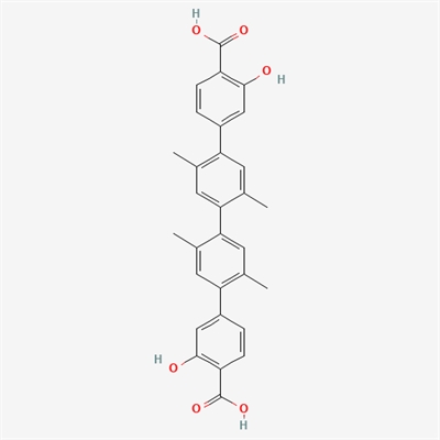 3,3'''-Dihydroxy-2',2'',5',5''-tetramethyl-[1,1':4',1'':4'',1'''-quaterphenyl]-4,4'''-dicarboxylic acid