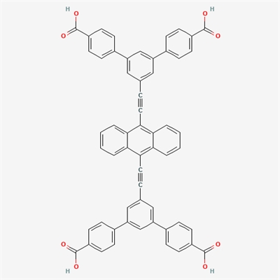 5',5''''-(Anthracene-9,10-diylbis(ethyne-2,1-diyl))bis(([1,1':3',1''-terphenyl]-4,4''-dicarboxylic acid))