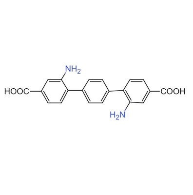 3-amino-4-[4-(2-amino-4-carboxyphenyl)phenyl]benzoic acid