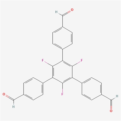 2',4',6'-Trifluoro-5'-(4-formylphenyl)-[1,1':3',1''-terphenyl]-4,4''-dicarbaldehyde