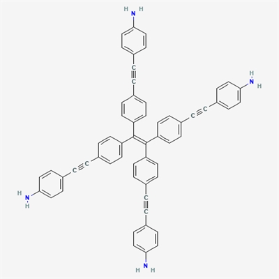 4,4',4'',4'''-((Ethene-1,1,2,2-tetrayltetrakis(benzene-4,1-diyl))tetrakis(ethyne-2,1-diyl))tetraaniline