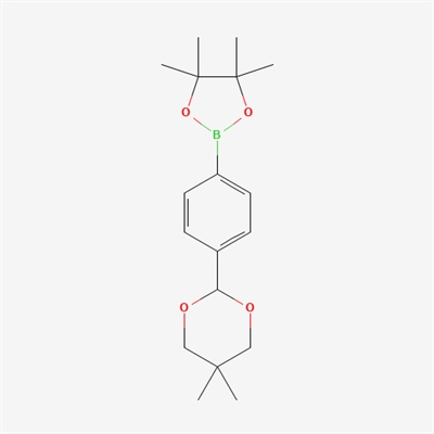 2-(4-(5,5-Dimethyl-1,3-dioxan-2-yl)phenyl)-4,4,5,5-tetramethyl-1,3,2-dioxaborolane