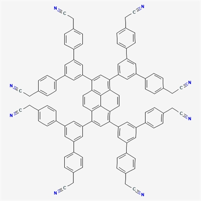 2,2',2'',2''',2'''',2''''',2'''''',2'''''''-(Pyrene-1,3,6,8-tetrayltetrakis([1,1':3',1''-terphenyl]-5',4,4''-triyl))octaacetonitrile