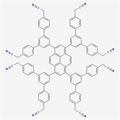 2,2',2'',2''',2'''',2''''',2'''''',2'''''''-(Pyrene-1,3,6,8-tetrayltetrakis([1,1':3',1''-terphenyl]-5',4,4''-triyl))octaacetonitrile