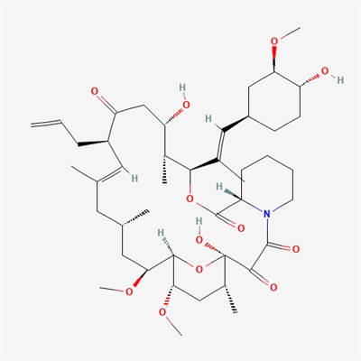 Tacrolimus,fermentation,sy/hg(Actinomycetes,8 days to 10 days 2000～3000u/ml ) 40%