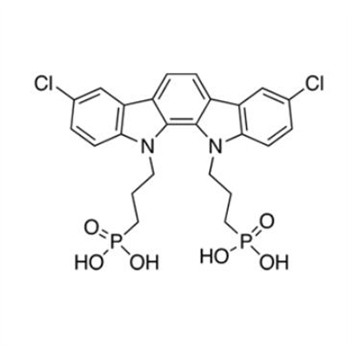 3-BPIC-Cl;((3,8-Dichloroindolo[2,3-a]carbazole-11,12-diyl)bis(propane-3,1-diyl))diphosphonic acid