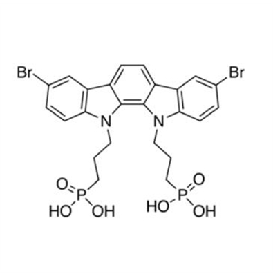 3-BPIC-Br;((3,8-Dibromoindolo[2,3-a]carbazole-11,12-diyl)bis(propane-3,1-diyl))diphosphonic acid
