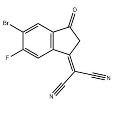 Propanedinitrile, 2-(5-bromo-6-fluoro-2,3-dihydro-3-oxo-1H-inden-1-ylidene)-